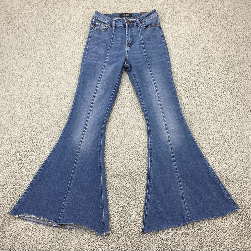Judy Blue Women's Super Flare Fit Stretch Blue Jeans   |  Size:  3/26